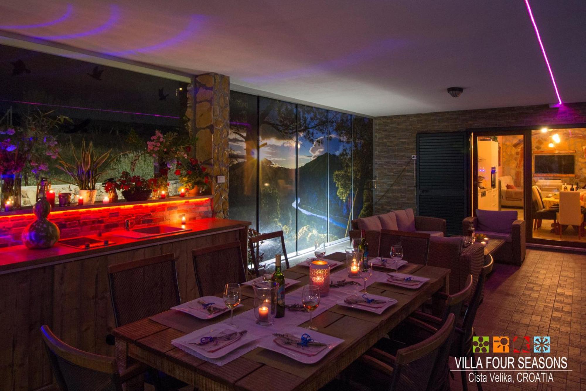 Villa Four Seasons, Heated Pool And 3 En-Suite Bathrooms Velika Cista  Exterior photo